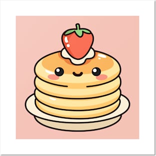 Kawaii Pancake Posters and Art